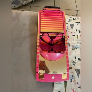 L.O.L. Surprise! Pink and Gold Convertible Car with Hot Tub/Pool!